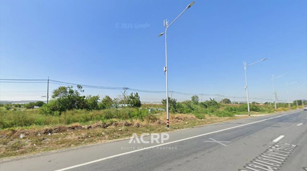 รูป ขายที่ดินศักยภาพสูง ติดถนนเลียบคลองส่งน้ำสุวรรณภูมิ ใกล้ถนนเทพารักษ์ (00159958) - รูปที่ 3/4