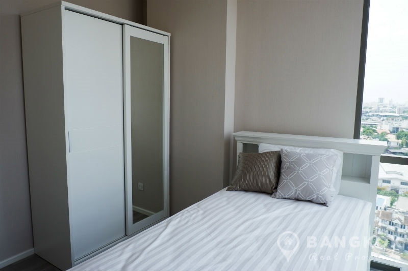 รูป The Room Sukhumvit 69 | ให้เช่าคอนโดห้องมุม 2 นอน 2 น้ำ BTS พระโขนง  - รูปที่ 9/20