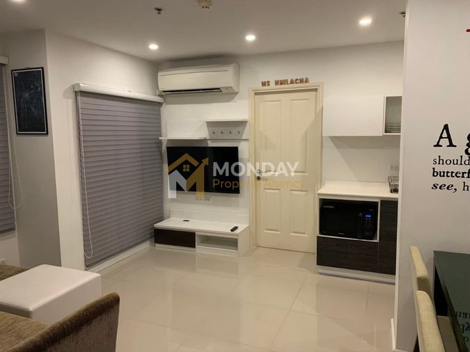 2-bed condo for rent, 60 sqm, dBURA Pran Nok