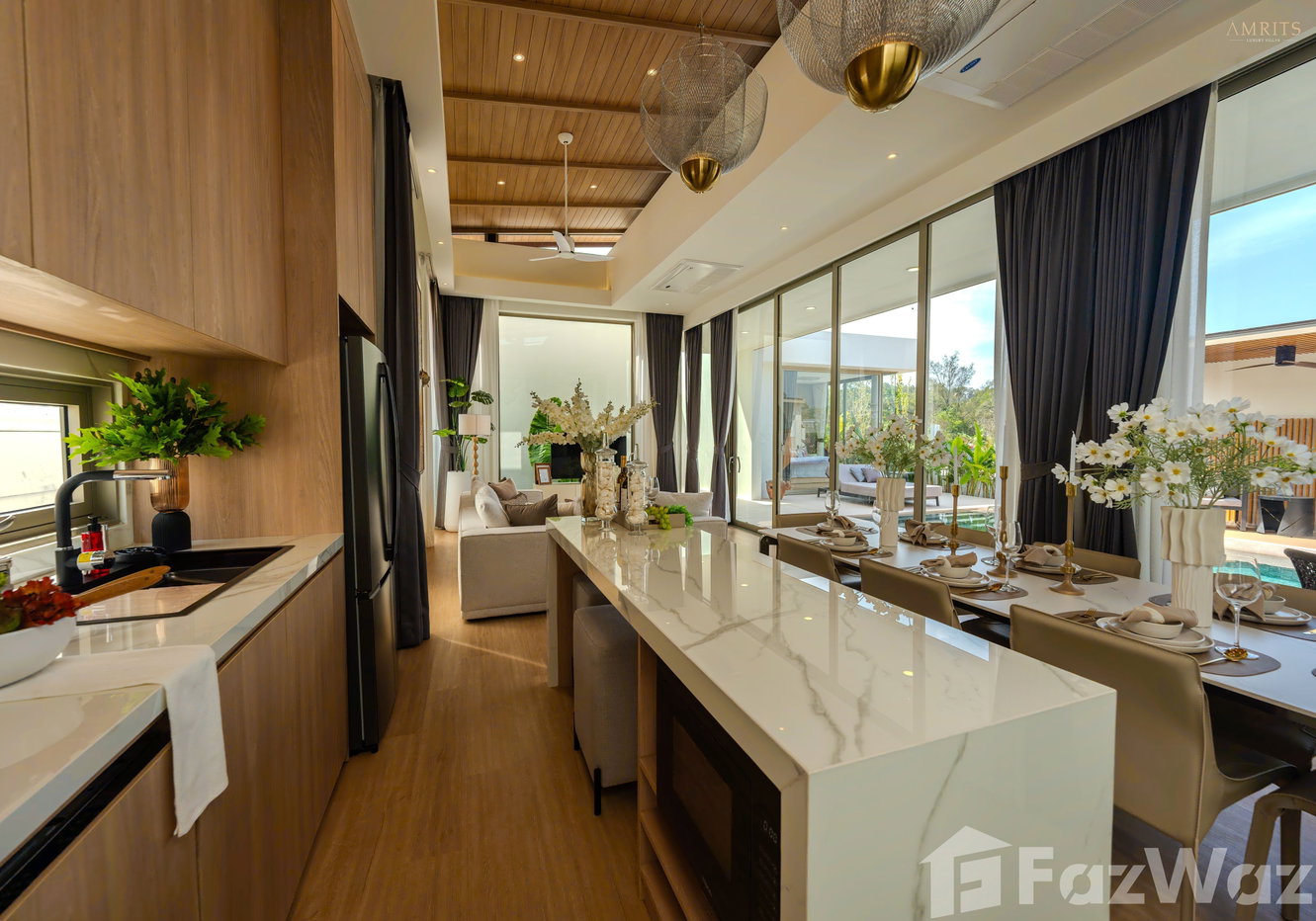 รูป ขาย วิลล่า 3 ห้องนอน ในโครงการ อัมริทส์ ลักชูรี วิลล่า 6741187 - รูปที่ 4/42