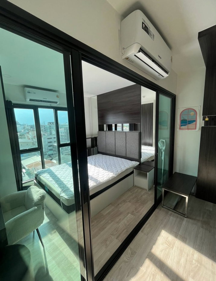 รูป ดีมาร์ก คอนโด @สุทธิสาร | 1 ห้องนอน 30 ตร.ม. **ค่าเช่า 12,000 บาท** MRT ห้วยขวาง | พร้อมอยู่ นัดชม แอดไลน์ ไอดี @property.ma  - รูปที่ 10/13