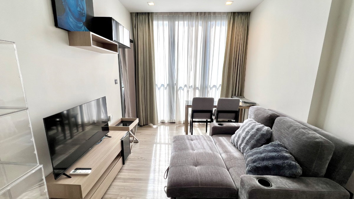 รูป 📍For rent: คอนโด The Line Asoke Ratchada ใกล้ MRT พระราม9 ห้องมุม เป็นส่วนตัว วิวโปร่ง พร้อมอยู่ พร้อมจองลดได้ (ห้องจริง)🙏🏻😊 - รูปที่ 3/15