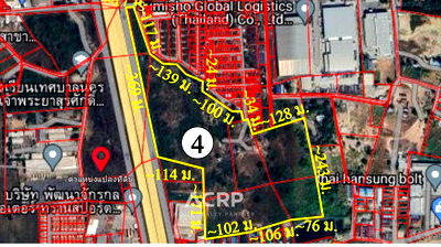 Land for sale Asian University : Land for Sale on Motorway Frontage Road, Near Laem Chabang Industrial Estate, Orange Zone (00157078)
