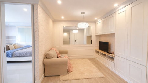 For Rent: 2 Bedrooms, 2 Bathrooms, Sense of London Condo, Sukhumvit 109, 60 sq m, 5th Floor, only 16,000 THB