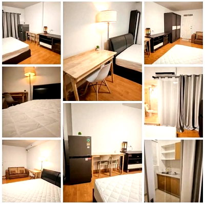 Condos for rent : 1Bed | 1Bath | BTS Udom Suk | 29sqm | THB 8,900/mo | Fl.3 — City Home Sukhumvit 101/2