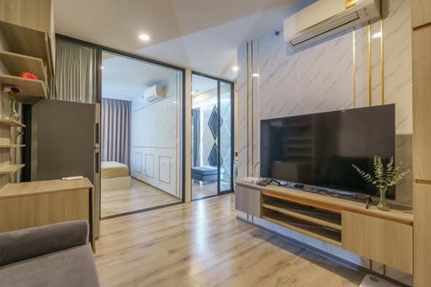 1 ห้องนอน | 1 ห้องน้ำ | BTS Bearing | 33.51 ตร.ม. | 15,000 บาท/เดือน | ชั้น 8 — Knightsbridge Collage Sukhumvit 107 Sukhumvit 107
