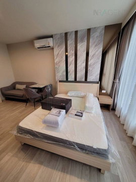 For rent, Ideo Mobi Sukhumvit East Point STUDIO, 23rd floor, Building B, near BTS Bangna.