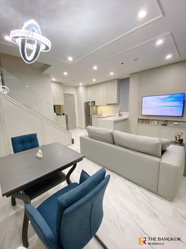 💟💟 Ideo Q Phayathai Duplex 2-Storey Unit, Beautifully Designed & Move-In Ready with Complete Functions 💟💟 Near BTS Phaya Thai