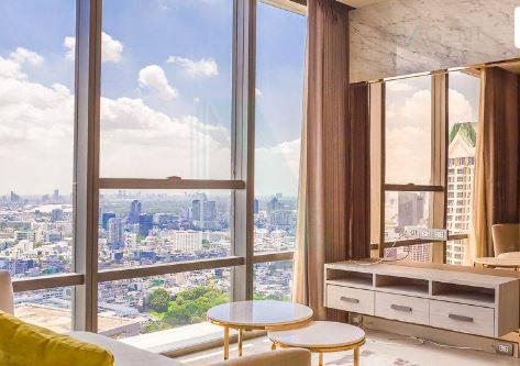 รูป 🚩 ให้เช่าคอนโด เดอะ แบงค็อค สาทร อาคาร 1 ชั้น 41 1 ห้องนอน ขนาด 60 ตรม ใกล้ โรงเรียนกรุงเทพคริสเตียน - รูปที่ 2/8