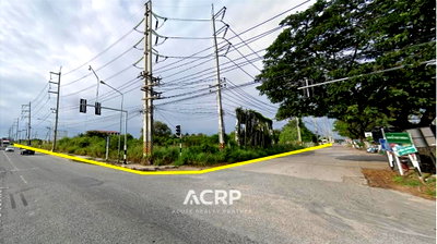 Land for sale Si Racha Chonburi : Land for Sale on Motorway Frontage Road, Near Laem Chabang Industrial Estate, Orange Zone (00157075)