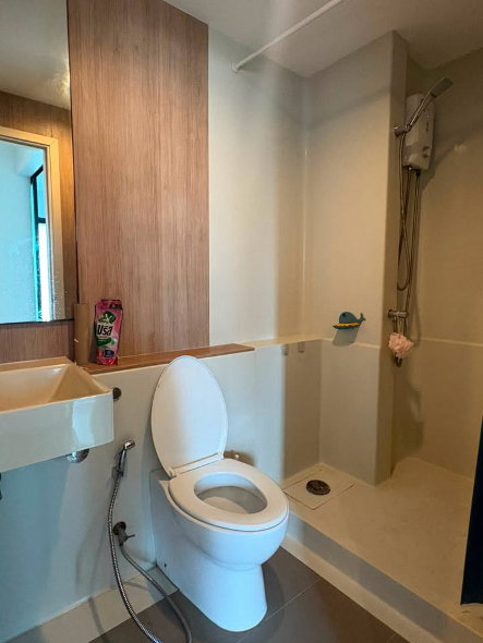 รูป (FY176) ให้เช่า Aspire Sathorn - Taksin (Copper Zone) ชั้น 10 1 ห้องนอน ใกล้ BTS วุฒากาศ - รูปที่ 9/10