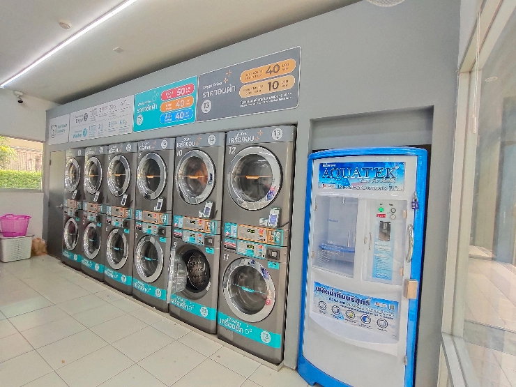 รูป ให้เช่าลุมพินีนวมินทร์ศรีบูรพาตึกA ตึกเดียวกับ7-11. ห้องริม +เฟอร์นิเจอร์ครบ สภาพใหม่ - รูปที่ 36/36