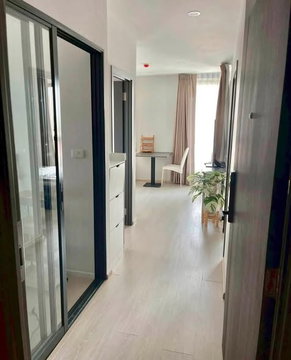 1 ห้องนอน | 1 ห้องน้ำ | BTS Udom Suk | 38.73 ตร.ม. | 18,000 บาท/เดือน | ชั้น 8 — Elio Del Nest Udomsuk