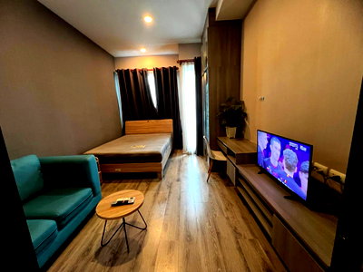 คอนโดให้เช่า : 💛💛💛(For Rent)KnightsBridge Collage Ramkhamhaeng🚊100M.MRT Hua Mak