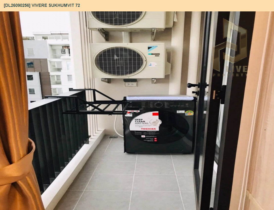 รูป DL26090256 ให้เช่าคอนโด วิเวเร่ สุขุมวิท 72 (Vivere Sukhumvit 72) ใกล้ - พร้อมเข้าอยู่ โทรด่วน 0638692663 LineID @952jdxxk - รูปที่ 15/16