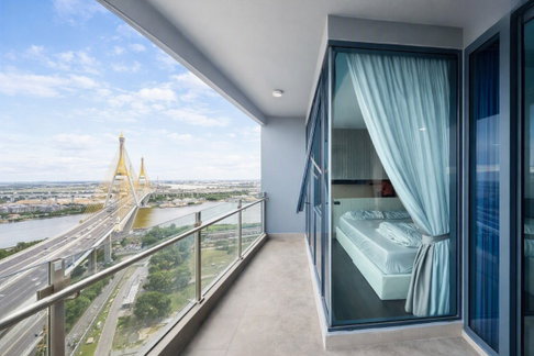 ให้เช่า Sapphire Luxurious Condo Rama3 (45 ตร.ม.) 1นอน 1น้ำ วิวแม่น้ำเจ้าพระยา