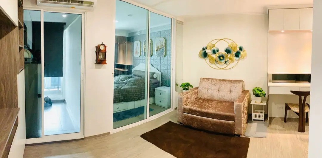 รูป 💮ให้เช่าคอนโด Regent Home Sukhumvit 97/1 ใกล้ BTS บางจาก ขนาด 33 ตรม. ห้องสวย เฟอร์นิเจอร์ครบ เช่าเพียง 10000- - รูปที่ 3/8
