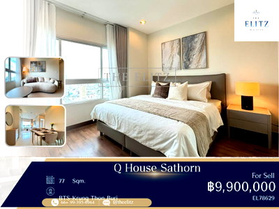 ขายคอนโด : ✨ Newly Renovated Masterpiece | Prime Sathorn CBD location | Direct skywalk connection to BTS- Krung Thonburi ✨
