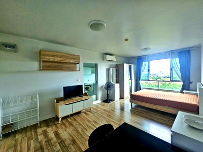 คอนโดให้เช่า : ปล่อยเช่า D Condo Campus Rangsit Phase 2 8,700 บาท ได้ 30 ตร.ม. ชั้น 8 + ครัวปิด ตรงข้าม มธ.