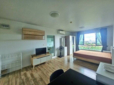 ปล่อยเช่า D Condo Campus Rangsit Phase 2 8,700 บาท ได้ 30 ตร.ม. ชั้น 8 + ครัวปิด ตรงข้าม มธ.