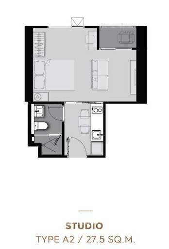picture Studio Condo at Life Asoke - Rama 9 near MRT Phra Ram 9 (ID 3283095) - 11/11