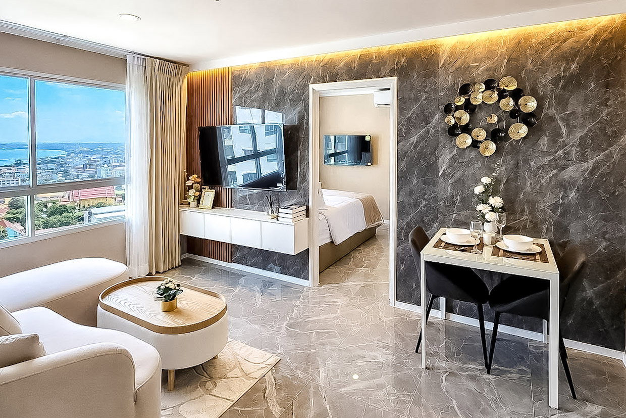 รูป 1 Bed Condo for Sale Lumpini Ville Naklua Wong Amat Sea View - รูปที่ 2/6