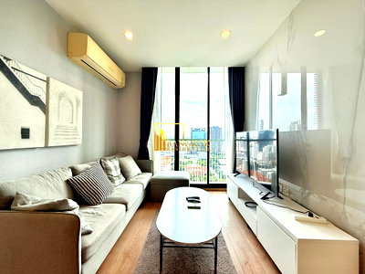 คอนโดให้เช่า : Noble Recole | Chic 2 Bedroom Condo For Rent in Asoke Area - BR62006CD