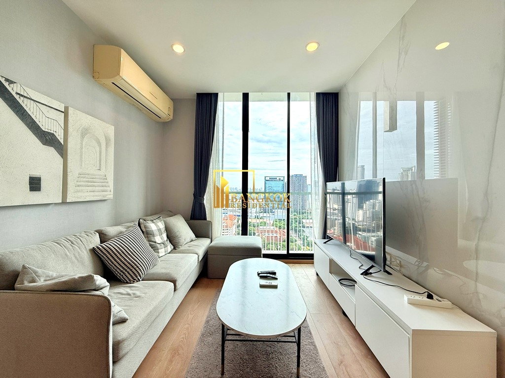 picture Noble Recole | Chic 2 Bedroom Condo For Rent in Asoke Area - BR62006CD - 1/36