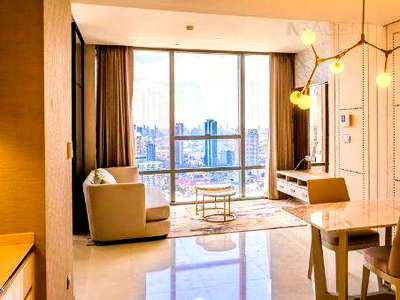 Condos for rent : 🚩 For Rent Condo THE BANGKOK SATHON Building 1, Floor 41,1 bed room, Room size 60 sqm
