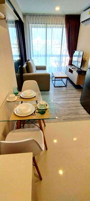 คอนโดให้เช่า : ให้เช่าคอนโด ไอคอน สุขุมวิท 77 อาคาร A ชั้น 6 1 ห้องนอน ขนาด 30.00 ตรม ใกล้ People Park