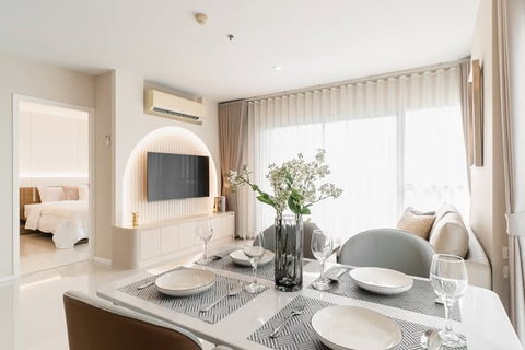 รูปภาพ 1Bed | 2Bath | MRT Phra Ram 9 | 67sqm | THB 41,000/mo | Fl.7 — Aspire Rama 9 Rama 9