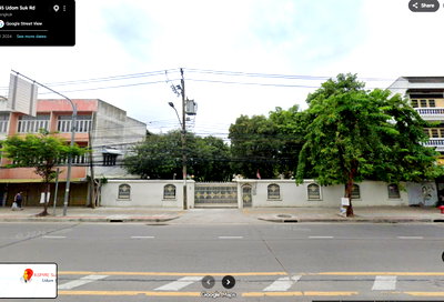 ที่ดิน เขตพระโขนง : ขายที่ดิน 615 ตรว. ติดถนนสุขุมวิท103 ซอยอุดมสุข20 ใกล้ BTSอุดมสุข และ MRTศรีอุดม 
