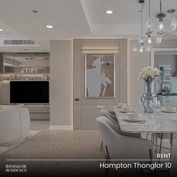 Rental Condo 💎 Hampton Thonglor 10, 3BR 164 sq.m., 130K 💎 Premium Quality Residence, Near BTS Thonglo