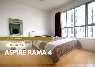 Condos for sale : Urgent Sale 📍 Aspire Rama 4 📍 Fully furnished and equipped with appliances; near BTS Ekkamai.