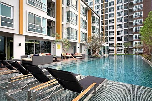 1 ห้องนอน | 1 ห้องน้ำ | MRT Huai Khwang | 42 ตร.ม. | 18,000 บาท/เดือน | ชั้น 9 — U Delight At Huay Kwang Station กรุงเทพฯ