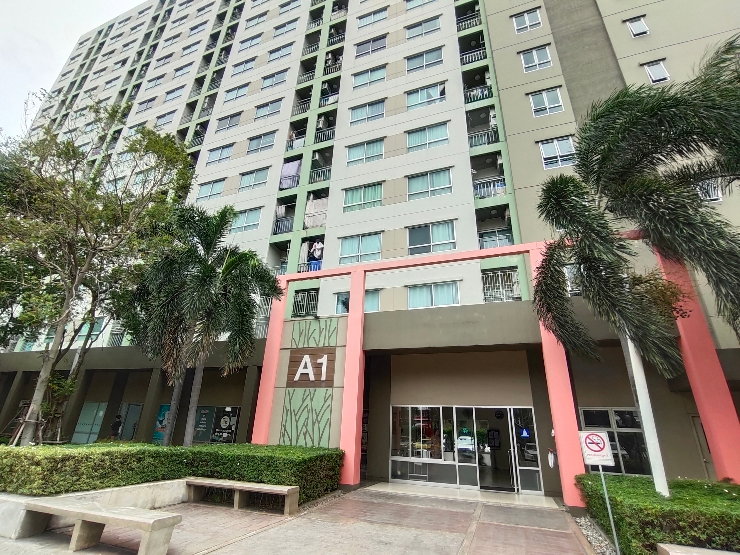 รูป ให้เช่าลุมพินีนวมินทร์ศรีบูรพาตึกA ตึกเดียวกับ7-11. ห้องริม +เฟอร์นิเจอร์ครบ สภาพใหม่ - รูปที่ 27/36