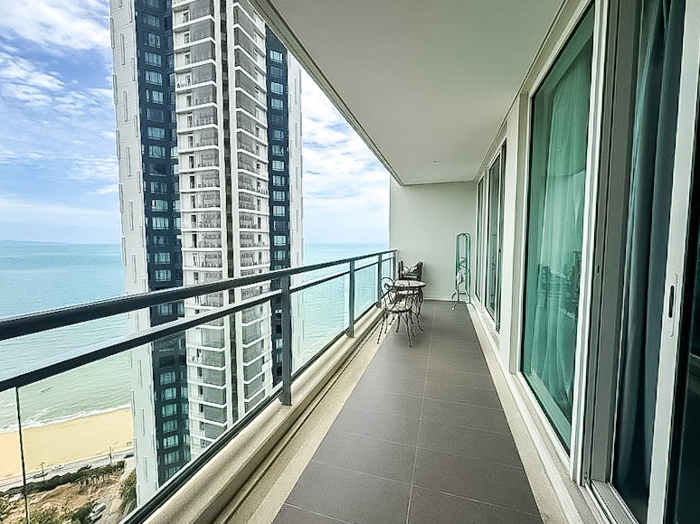 รูป 1 Bed Condo for Sale Reflection Jomtien Beach Pattaya Sea View - รูปที่ 8/9