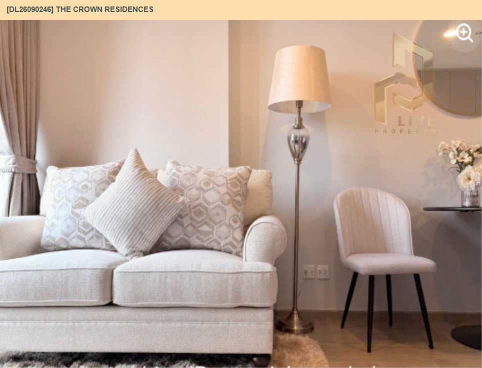 รูป DL26090246 ให้เช่าคอนโด เดอะ คราวน์ เรสซิเดนท์เซส (The Crown Residences) ใกล้ - พร้อมเข้าอยู่ โทรด่วน 0614453194 LineID @952jdxxk - รูปที่ 8/11