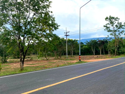Land for sale Prachinburi : Prime Investment Opportunity: 42-Rai Land on Highway 3077, Near Khao Yai