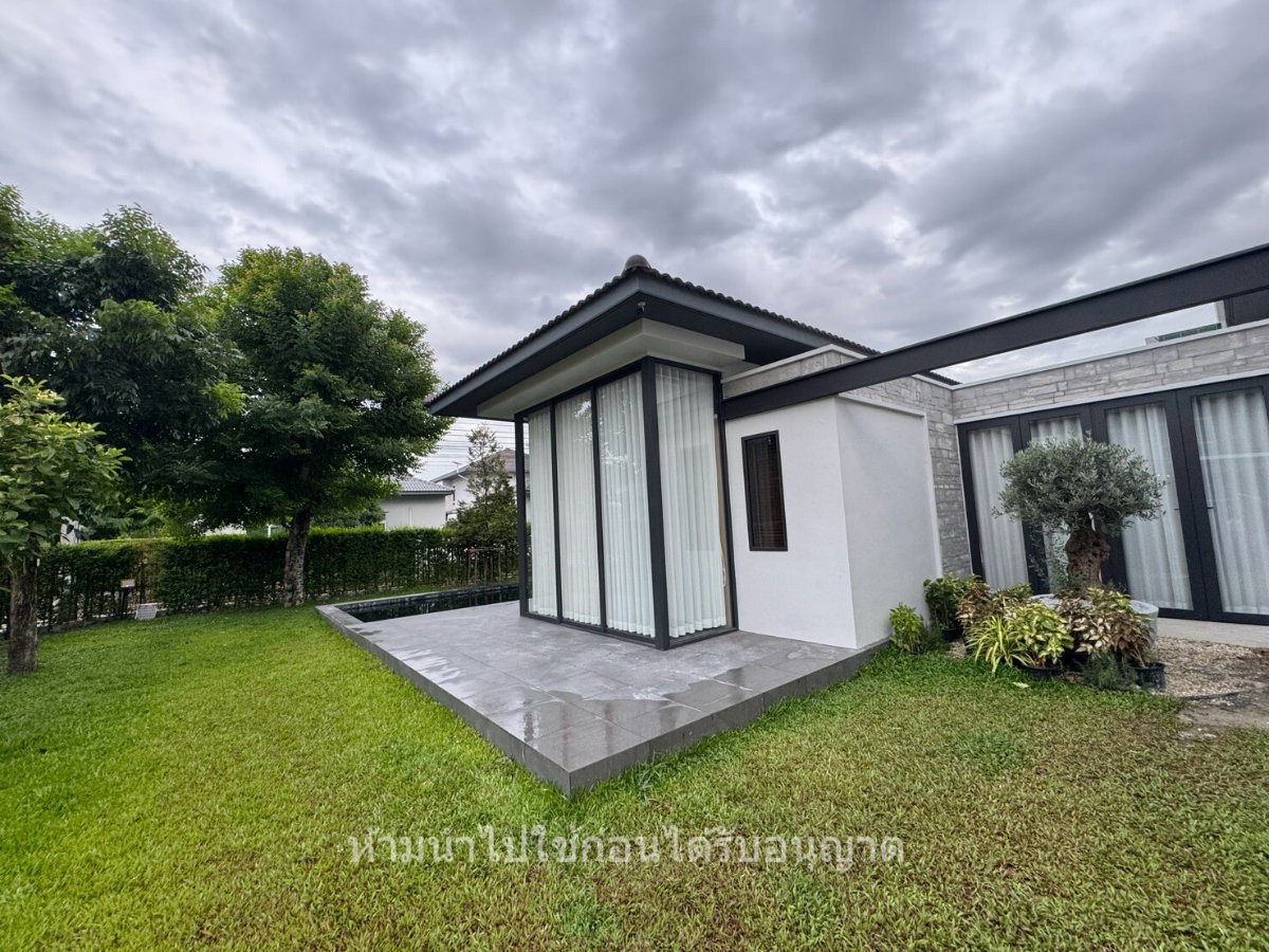 รูป 🔺เจ้าของขายเอง🔺 ขายบ้านพร้อมอยู่พร้อมสระว่ายน้ำระบบน้ำเกลือ และเรือนรับรอง - รูปที่ 2/49