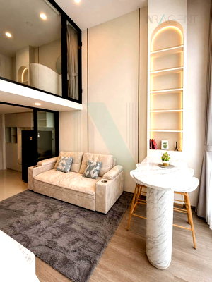 คอนโดให้เช่า : ให้เช่าคอนโด โซ ออริจิ้น เกษตร อินเตอร์เชนจ์ อาคาร 1 ชั้น 22 Duplex ขนาด 37 ตรม ใกล้ BTS ม.เกษตร