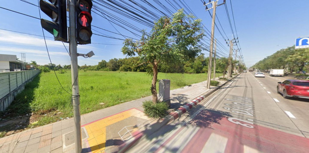รูป ให้ เช่า ที่ดินติดถนนใหญ่นิมิตใหม่ 11 ไร่ หน้ากว้าง 73 เมตร แปลงสวย ทำเลทอง เหมาะพัฒนาโครงการ - รูปที่ 4/7
