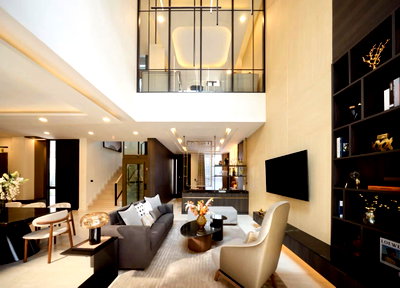 บ้านเดี่ยว สวนเบญจกิติ : LTHC16115 - Luxury Modern Single House for Sale Sathorn | 472 sq.m. | 5 Beds 6 Baths | EV Charger | 57 MB | บ้านเดี่ยวหรู สาทร-เจริญราษฎร์