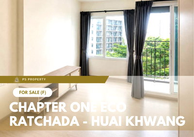 Condos for sale : Urgent Sale ✨ Chapter One Eco Ratchada - Huai Khwang ✨ Fully furnished with built-ins; near MRT Huai Khwang.