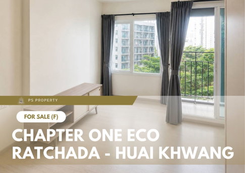 Urgent Sale ✨ Chapter One Eco Ratchada - Huai Khwang ✨ Fully furnished with built-ins; near MRT Huai Khwang.