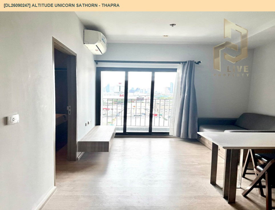 รูป DL26090247 ให้เช่าคอนโด อัลติจูด ยูนิคอร์น สาทร - ท่าพระ (Altitude Unicorn Sathorn - Thapra) ใกล้ BTS ตลาดพลู พร้อมเข้าอยู่ โทรด่วน 0614453194 LineID @952jdxxk - รูปที่ 5/8