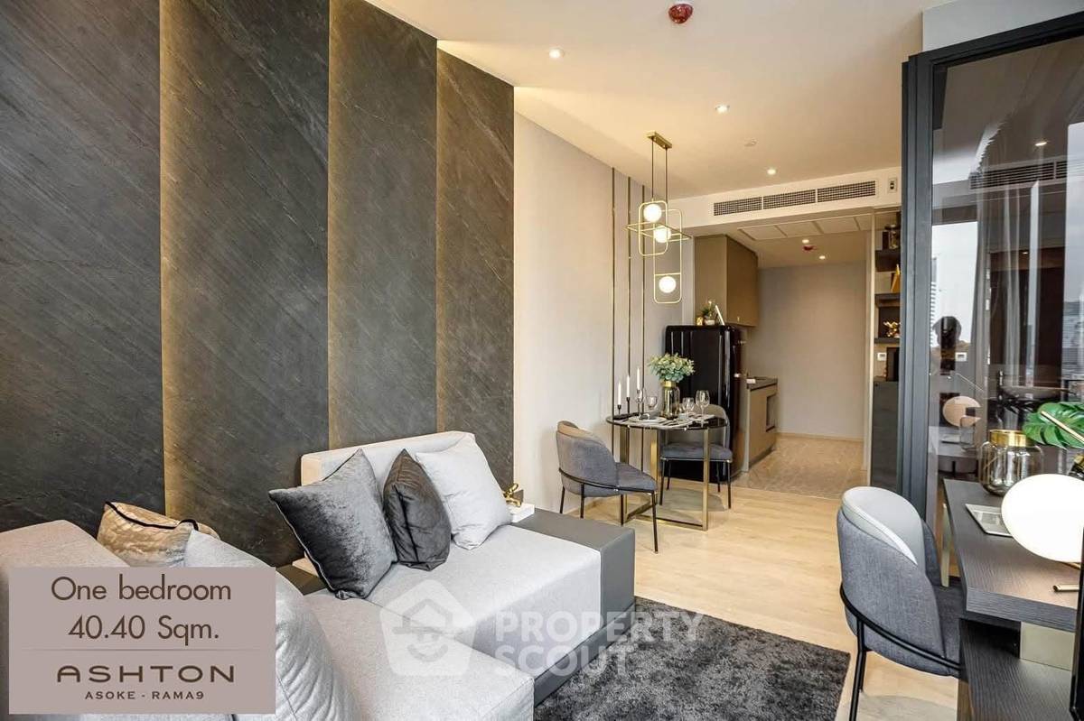 รูป ห้อง 1 ห้องนอน ชั้น 19 โครงการ ASHTON Asoke - Rama 9 ใกล้ MRT พระราม 9 (ID 3279522) - รูปที่ 3/5