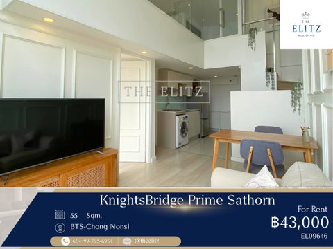  ✨ Stylish Minimal Design | Duo Space High Ceiling Concept | Premier address in Sathorn CBD ✨