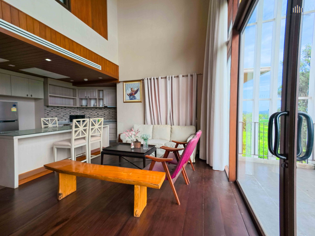 รูป ขายคอนโดหรูเขาใหญ่ เดอะพลูริส เขาใหญ่ The Pluris Khaoyai ชั้น 4 Duplex 2 ชั้น 133.50 ตร.ม. วิวเมืองปากช่องแบบพาโนรามา | #TPI-3252 - รูปที่ 10/23
