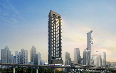 2Bed | 2Bath | BTS Saint Louis | 64sqm | THB 72,000/mo | Fl.24 — Anil Sathorn 12 Bangkok